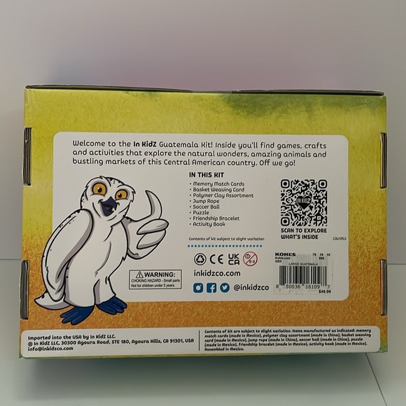 IN KIDZ GUATEMALA KIT For 3+. Games, crafts, activities that explore Guatemala - Picture 3 of 16